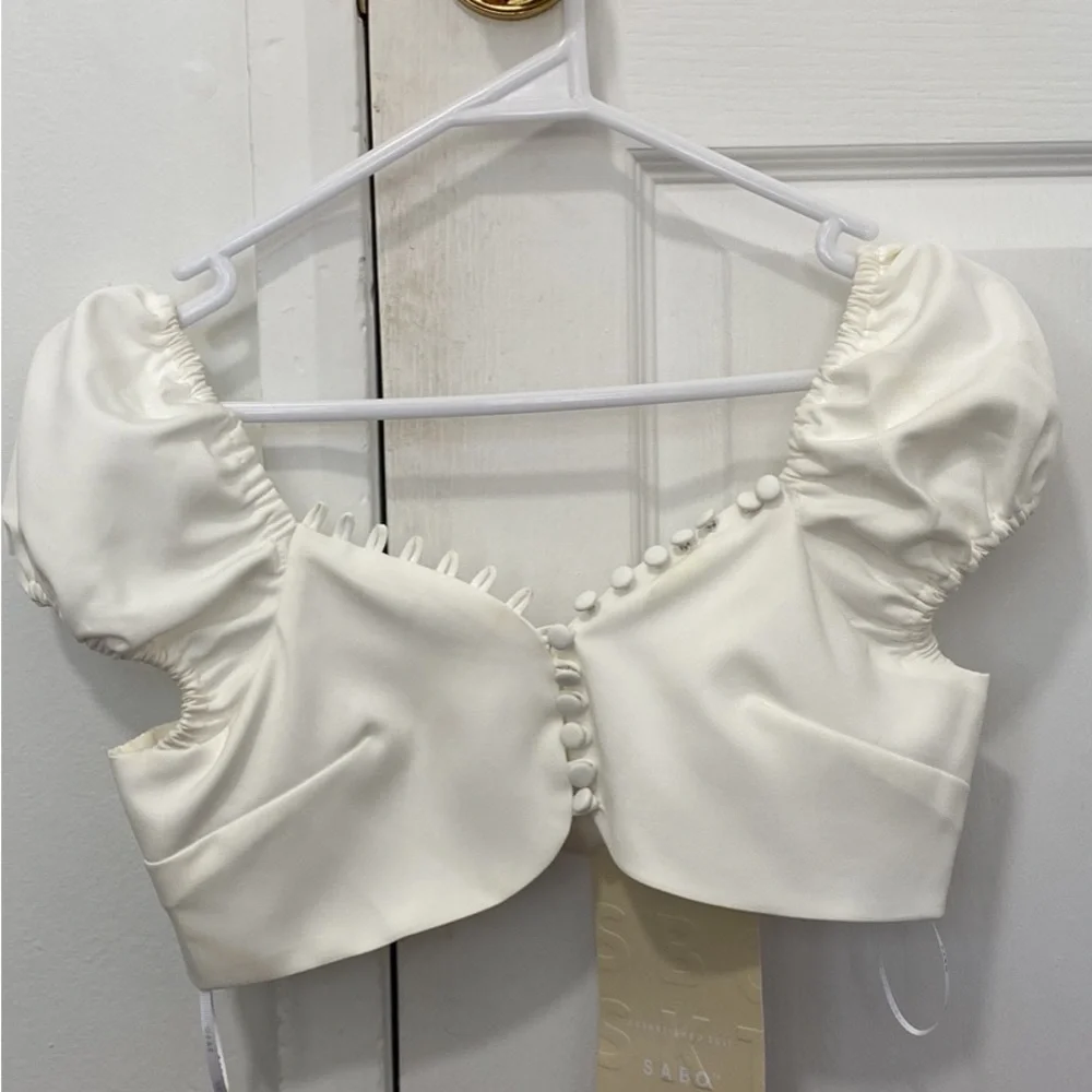 Sabo skirt set - white - Picture 2 of 3